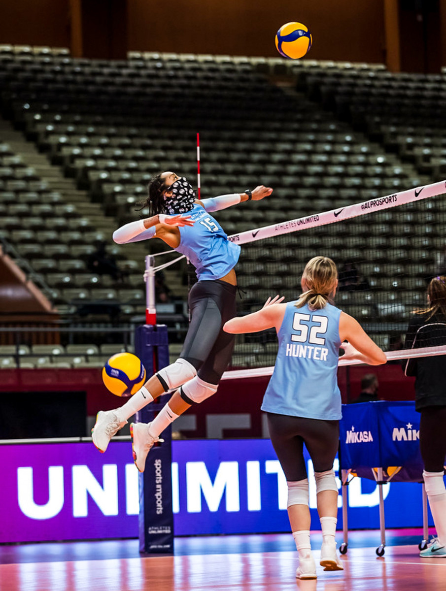 Up next for Athletes Unlimited, starting Saturday: women's volleyball.